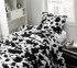 Black and White Twin XL Cow Print Bedding Luxury College Comforter Farmhouse Dorm Decor