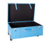 Stylish Design - Texture® Brand Dorm Room Trunk  - Cyan Blue - Great For Transporting