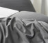 Extra Long Twin Bedding Plush Fluffy Gray Comforter Set for College Students Guys Dorm Room Decor Ideas Luxury Bedspread