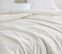 Off White Twin Extra Long Bedding Essentials Fleece College Blanket Cozy Dorm Bedding Essentials