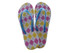 Stylish Community Bathroom Sandal - Yellow & Pink Diamonds - Shower Sandal