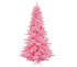 Holiday Dorm Room Decorations 3'x25" Pink Fir Tree with Mini Lights