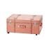 Trendy Coffee Table Chest Space Saving Organizer Footlocker Footboard for Twin XL Bed College Storage Chest Pink Dorm Storage Trunk with Handle