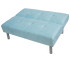 College Mini-Futon Bleached Aqua  Dorm Room Furniture