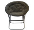 Dorm Seating - Comfy Corduroy Moon Chair - Sage Gray - College Accessories