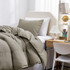 Neutral Dorm Bedding Essentials Extra Long Twin Fluffy Comforter Set Light Brown Bedspread