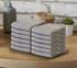Affordable Gray Washcloths for College Student Room Shared Bathroom Dorm Supplies