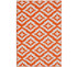 Southwest College Rug - Orange and White Dorm Essentials Dorm Room Decor