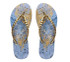 Showaflops - Women's Antimicrobial Shower Sandal - Blue Grotto