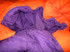 This Orange/Purple Reversible College Comforter - Twin XL Is A College Student Necessity