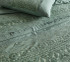 Jade Green Embossed Duvet Cover Twin Extra Long Bedding Essentials for College Freshman Dorm Shopping List