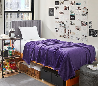 Must Have Dorm Room Items - Me Sooo Comfy Designer Twin XL Fleece