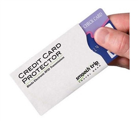 rfid blocking credit card & passport sleeves Holder for Secure Travel ✓ It’s lined with Multishield Faraday Shielding Material for RFID and NFC blocking when you need it most RFID Blocking Credit Card Sleeves