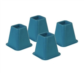 Colored Bed Risers - Blue Products For Dorms Cool College Supplies ...