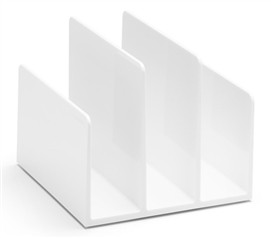 Fin Com File Pic Fin File Organizer - White