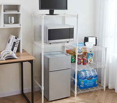 Space Saving Dorm Furniture - Supreme Wire Shelving - 3 Shelf