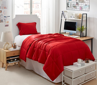 Red Dorm Room Ideas - Coma Inducer Designer Twin XL Cooling