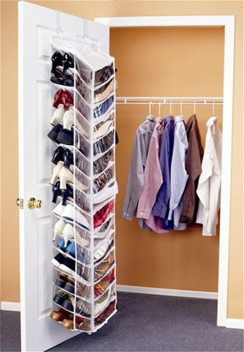 Over-The-Door Shoe Organizer With 16 Pockets – Heavy-Duty 600D Oxford Fabric, 4 Hooks – For Closet, Dorm, Bathroom Storage-633325