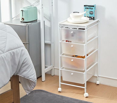 Dorm Room Storage Products - Suprima Utility Carts 4 Drawer