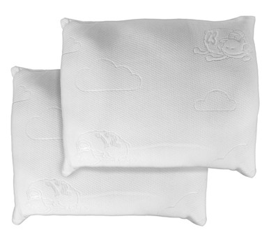 Serta Zen Plush Bed Pillows (2 Pack) - Dorm Room Bedding