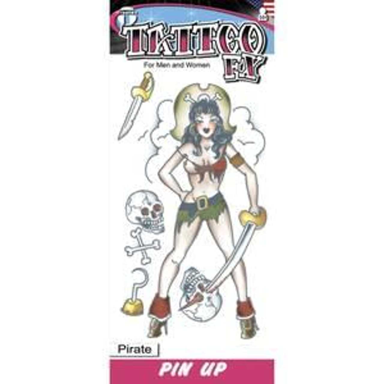 pirate pin up tattoo designs