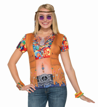 Instant Hippie Girl - Adult Costume