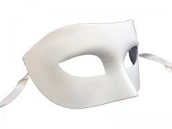 Silver Venetian Masquerade Mask