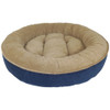 Arlee Maggie Donut Bed in Navy and Tan