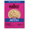 Rawz Shredded Chicken Breast & Coconut Oil - Case of Eight 2.46oz Pouches