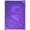 SodaPup Lick Mat Groovy Love Design Purple - Small