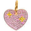 Trill Paws Bling Pink Heart Pet Tag