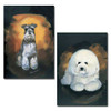 Carte Faite Main – Bouledogue Anglais – Pollyanna Pickering – 5×5 Pouces – Animaux