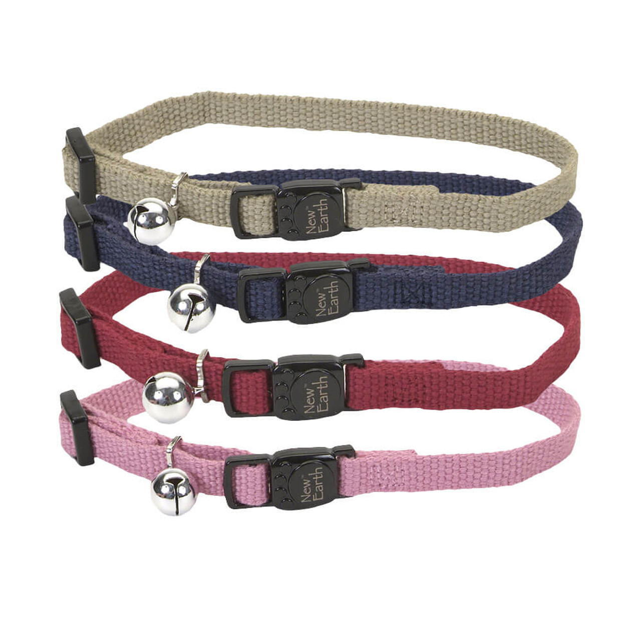 Earth Soy Adjustable Breakaway Cat Collars 8 to 12-inch