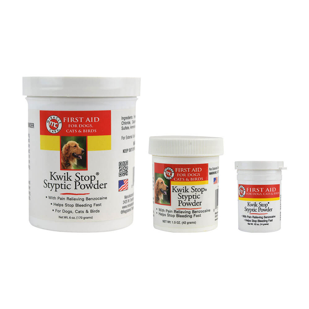 Kwik-Stop with Benzocaine for Dogs and Cats - Nail Bleeding