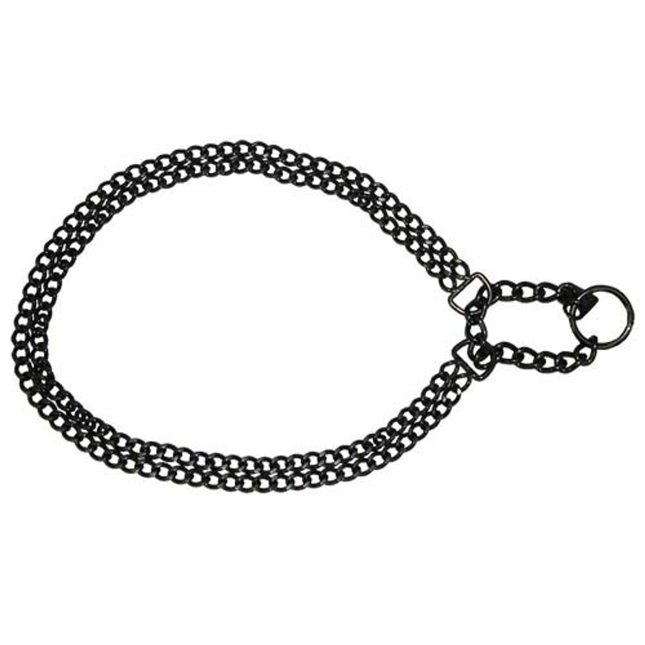 chain martingale collar with buckle