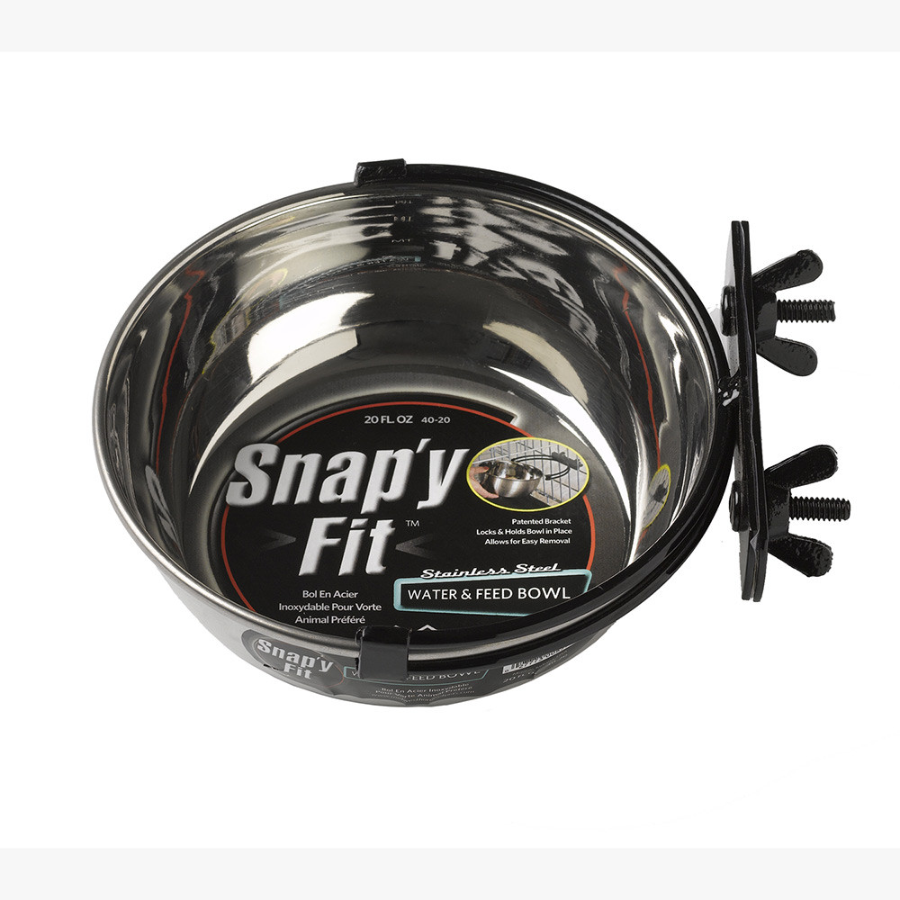 MidWest Snap'y Fit Water and Food Bowls