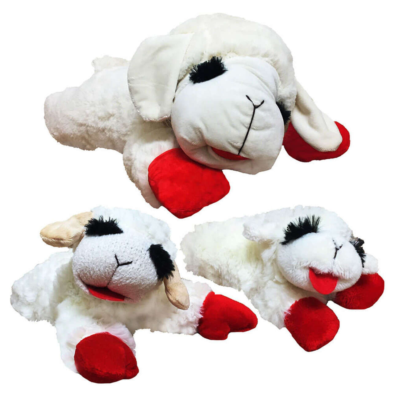 lamb chop dog toy