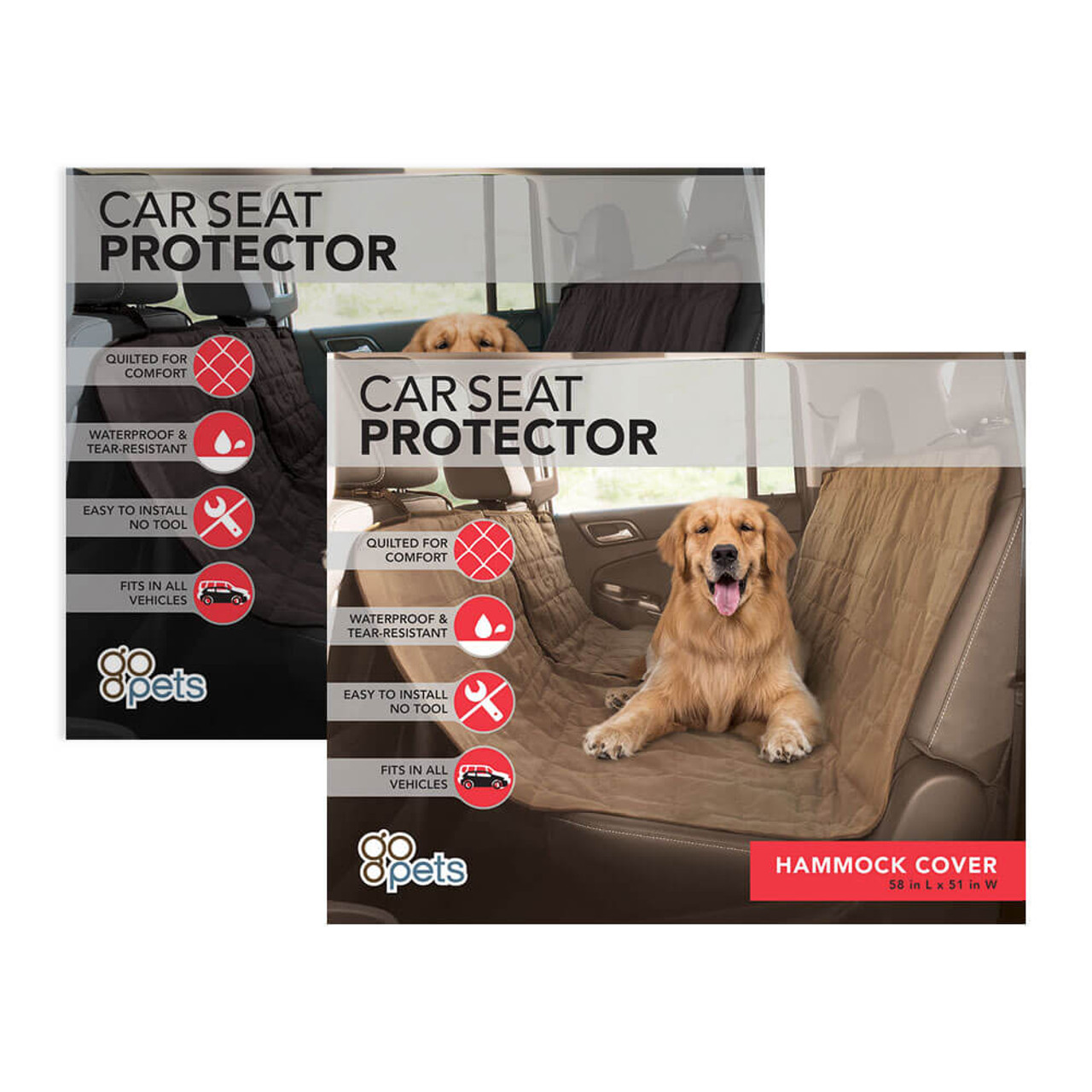 Amochien Pet Car Seat Cover