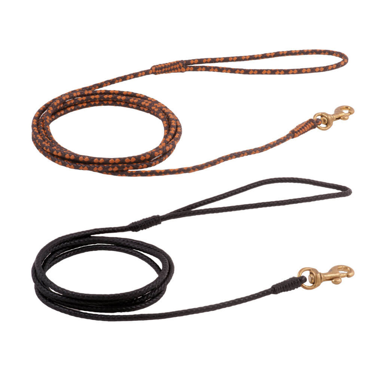 Alvalley Braided Leather Snap Lead