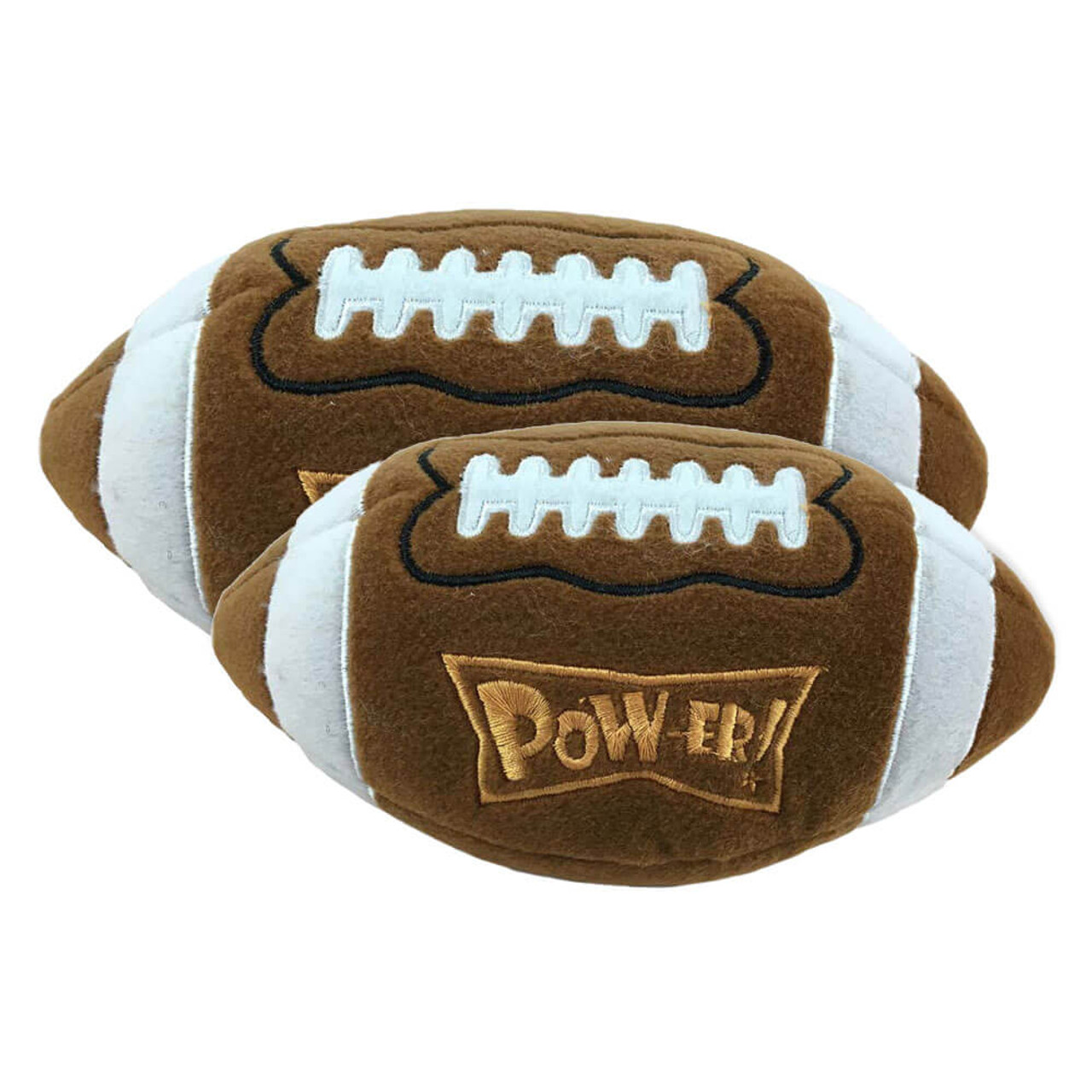 plush football dog toy