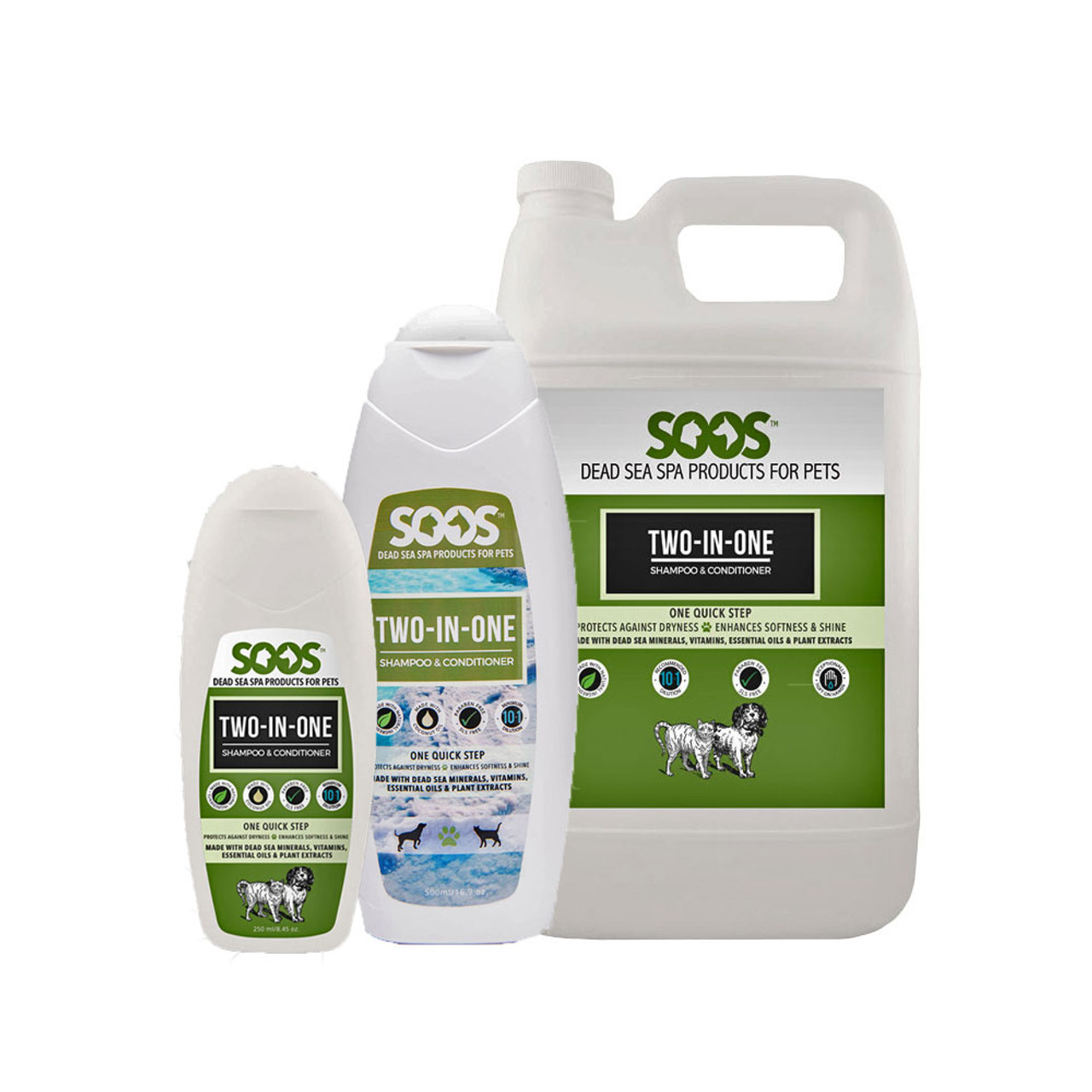SOOS Two-In-One Shampoo Conditioner