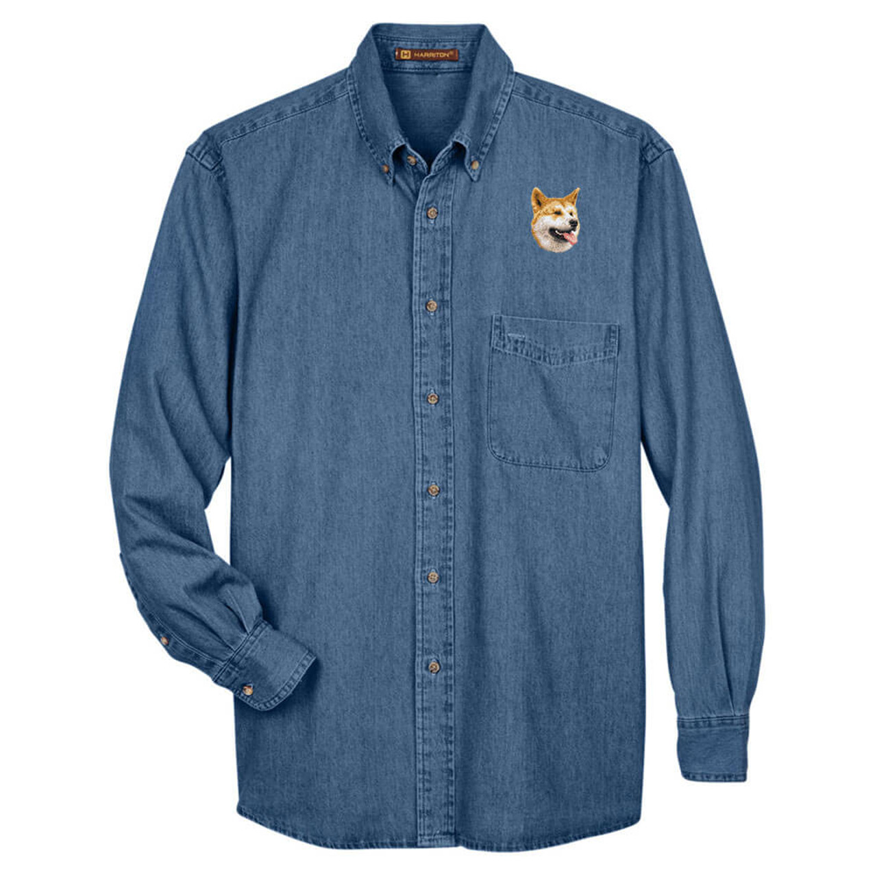 Embroidered Mens Denim Shirts