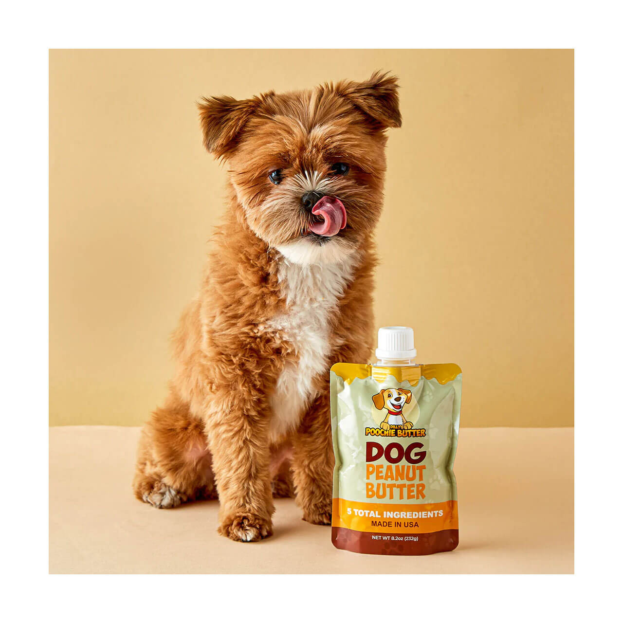 Poochie Butter Dog Peanut Butter 12oz Squeeze Pack