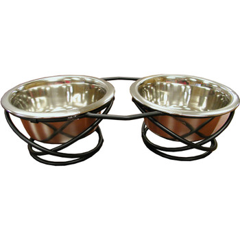 IndiPets Wrought Iron Double Diners