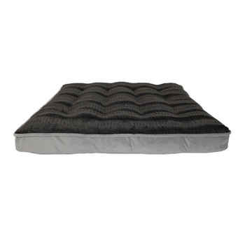 Arlee Bella Orthopedic Mattress Faux Fur Top in Silver
