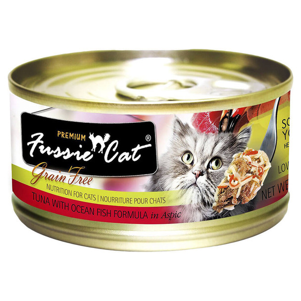 Fussie Cat Tuna With Ocean Fish in Aspic