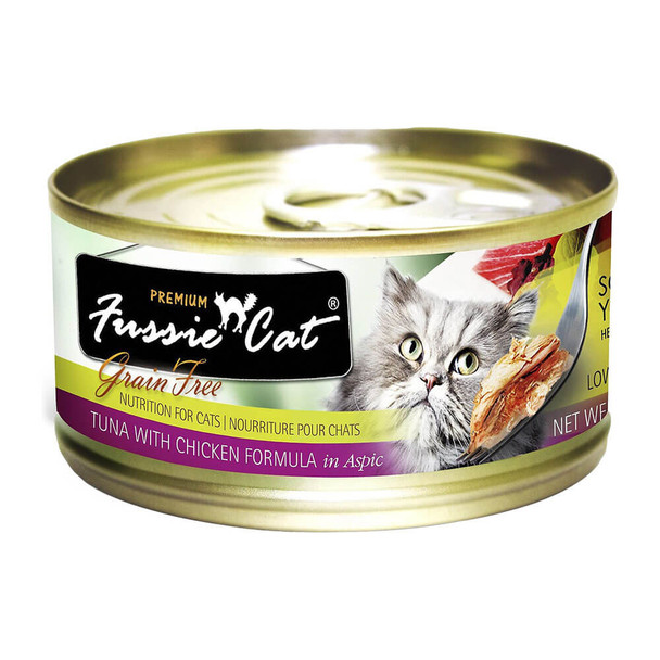 Fussie Cat Preium Tuna with Chicken in Aspic