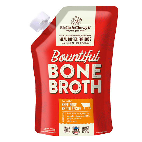 Stella and Chewy's Bountiful Bone Broth Grass-Fed Beef Recipe for Dogs