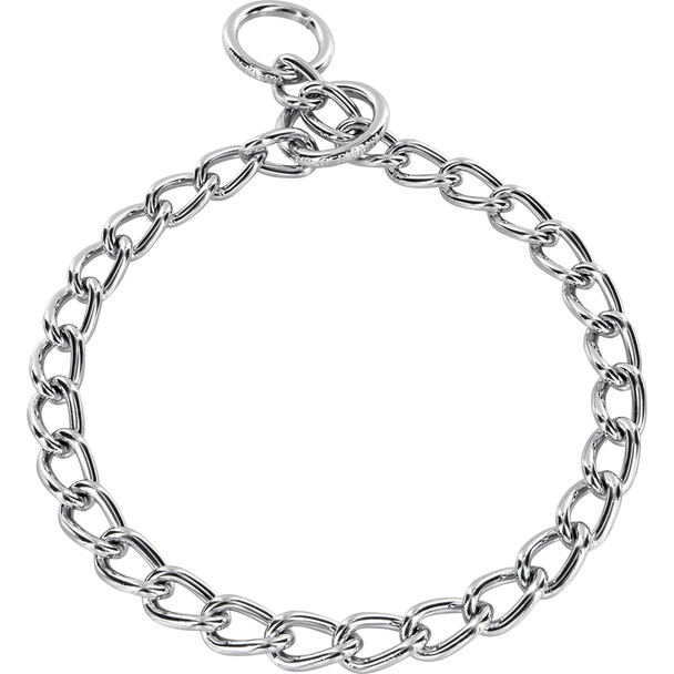 Herm Sprenger Round Link Chrome-Plated Steel Slip Collar - 4mm