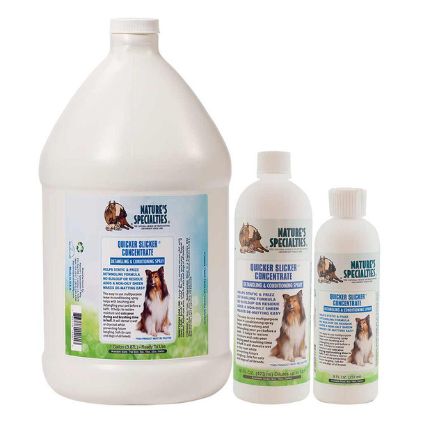 Natures Specialties Quicker Slicker® Concentrate for Dogs & Cats